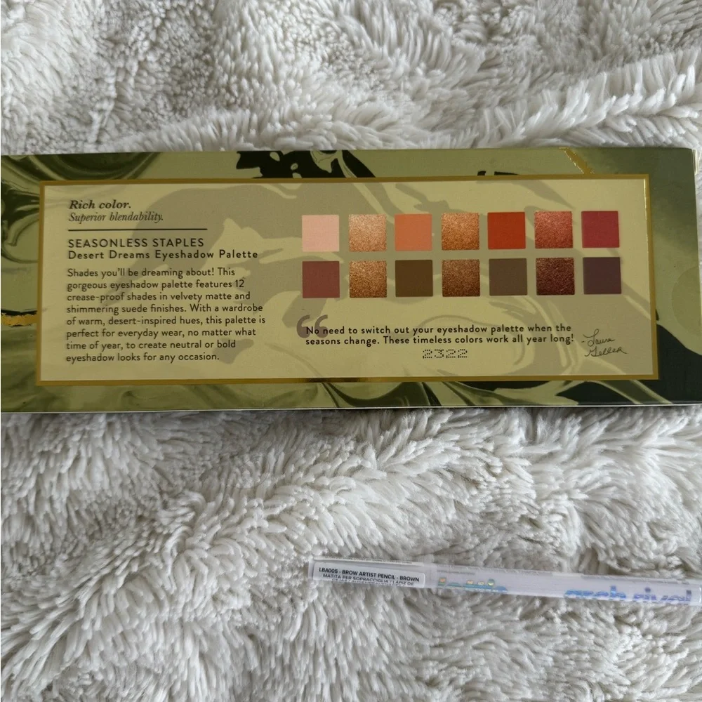 Laura Geller Eyeshadow Pallete Lottie Brow Pencil REM Highlighter Bundle NEW